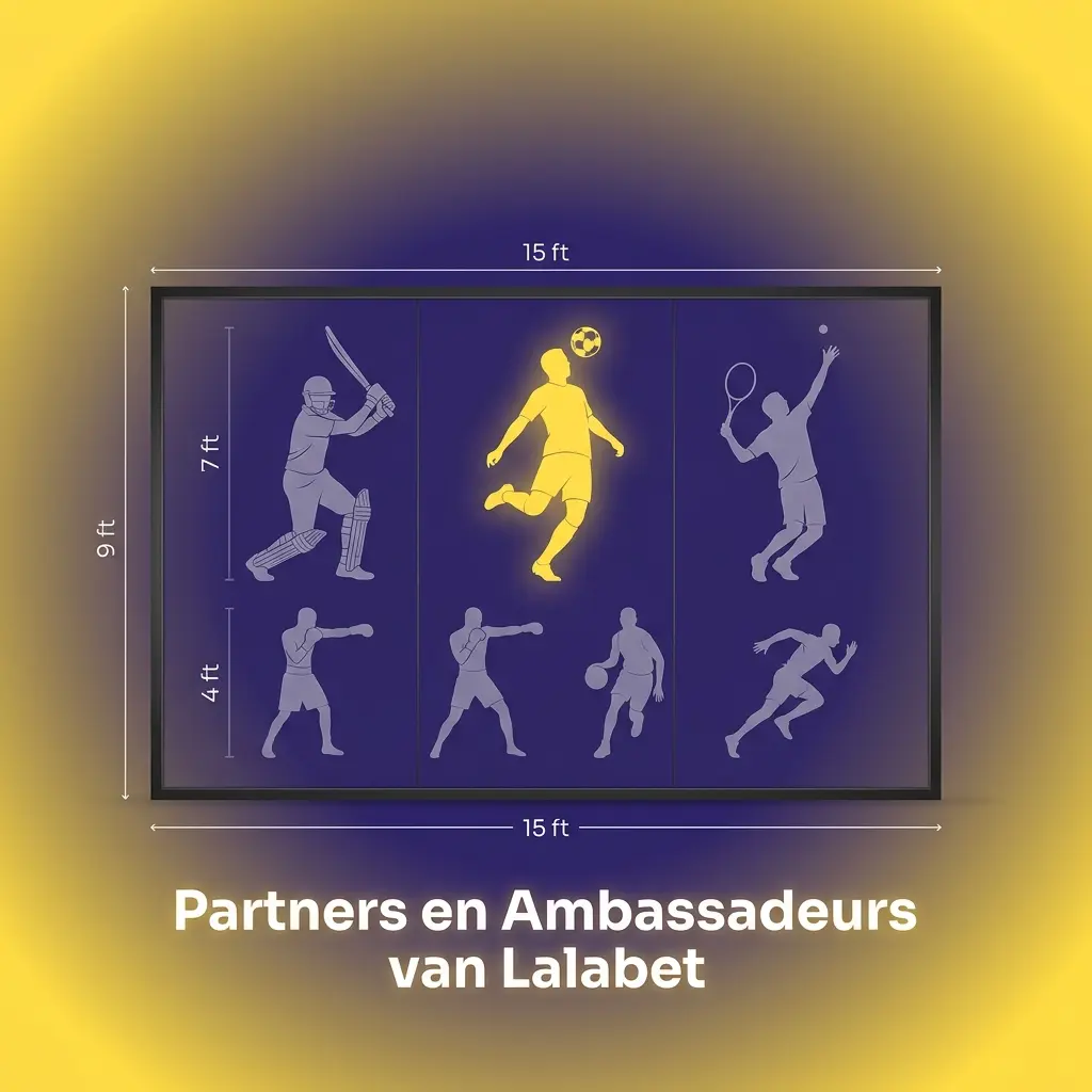 Partners en ambassadeurs van Lalabet casino voor de Nederlandse markt zonder officiële sponsorships